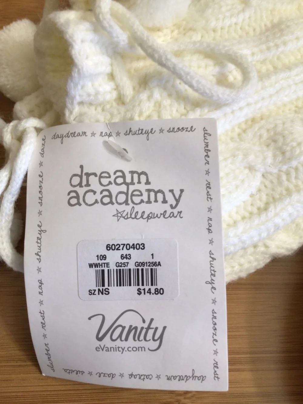 Cozy Dream Academy Winter Slipper Socks by Vanity